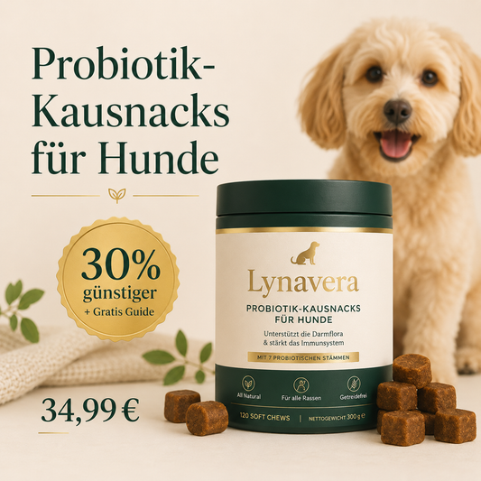 Probiotik-Kausnacks für Hunde